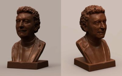 El proyecto que nos ha abierto una nueva puerta: gracias a la impresión 3D conseguimos un busto de bronce
