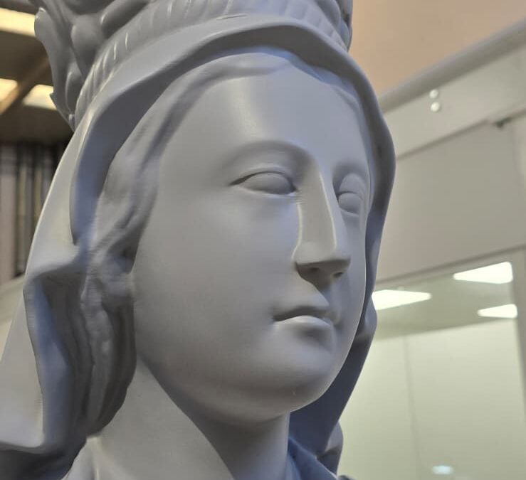 De la ermita al taller digital: Réplica de alta precisión de la Virgen de Cárcar mediante impresión 3D