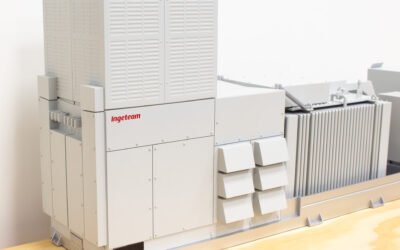 Eficiencia logística en ferias: Nueva maqueta industrial de alta fidelidad para Ingeteam